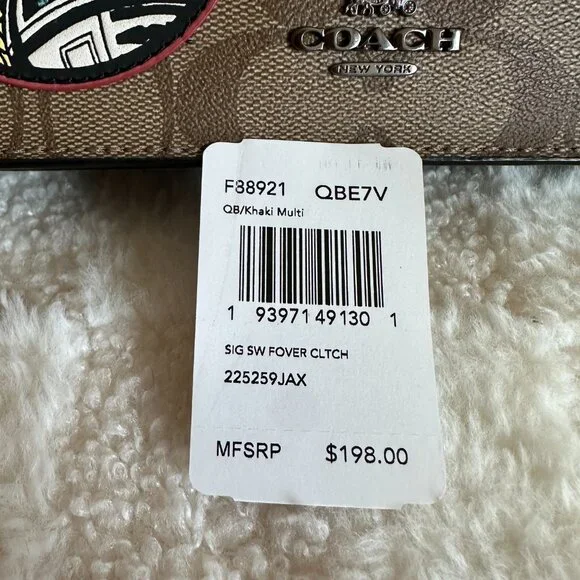 NWT! Coach F88921 Star Wars Hayden Foldover Crossbody Clutch In Signature Canvas - Picture 14 of 14